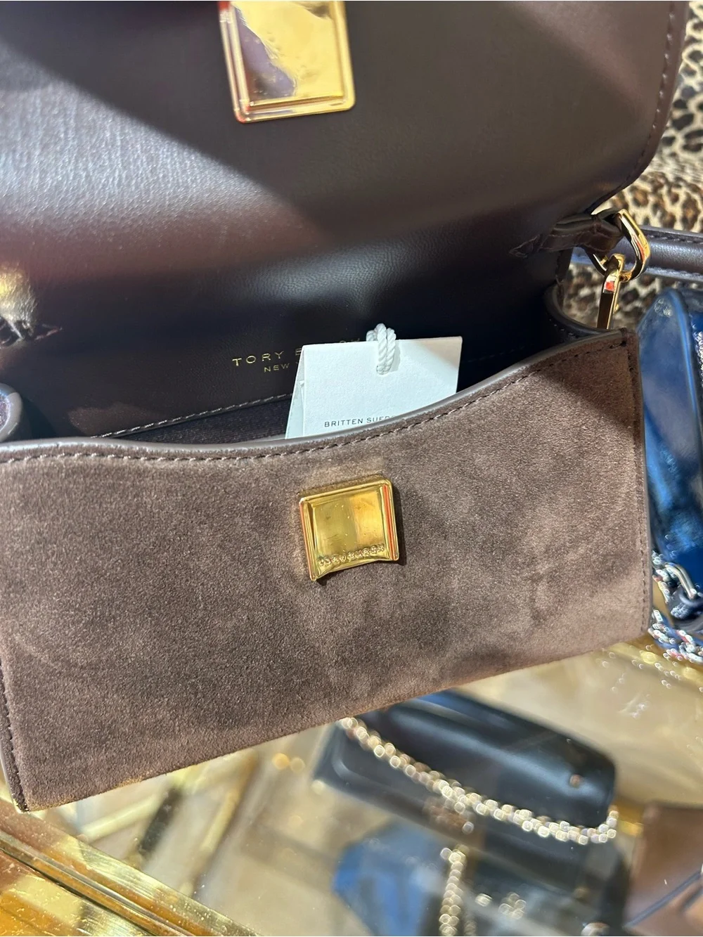 Tory Burch britten Mini Top-Handle Crossbody Bag new pick own color